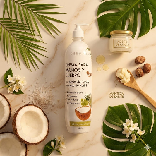 Crema con Aceite De Coco y Manteca De Karite
