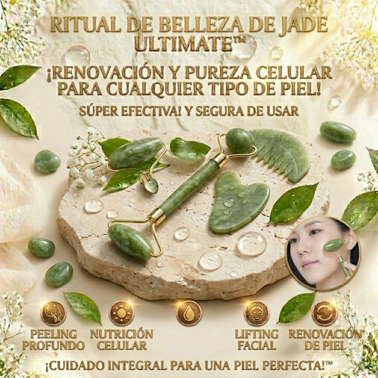Rodillo Antiarrugas Jade Natural X3