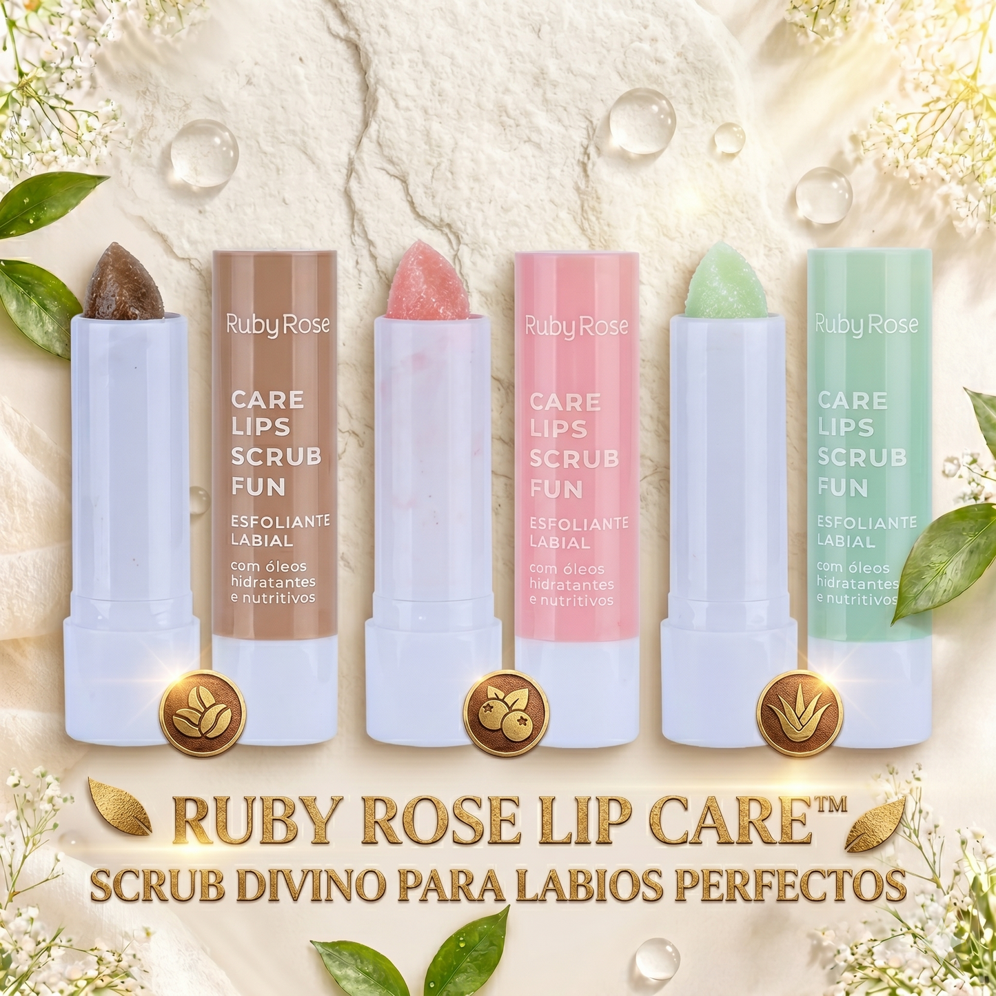 Exfoliante Labial Ruby Rose